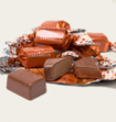 Melkchocolade Karamel Pralines Van Harte Gefeliciteerd