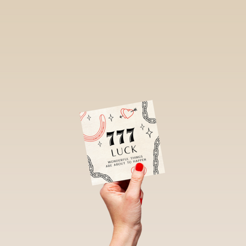 Angel Numbers 777 luck hip