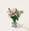 Brievenbus Bloemen Trosroosjes Ombre Rosa
