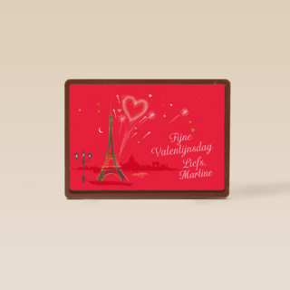 Fijne valentijnsdag Eiffeltoren