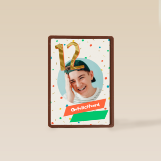 Gefeliciteerd 12 jaar fotokaart