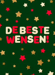 nieuwjaarskaart met tekst de beste wensen