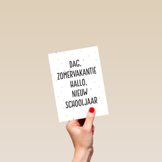 dag zomervakantie