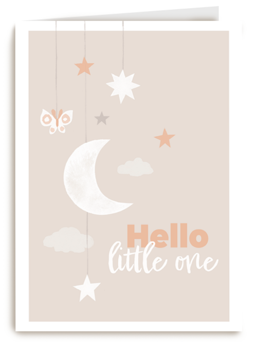 Maan en sterren hello little one