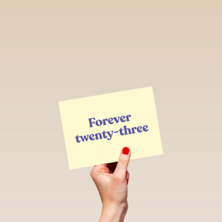 Verjaardagskaart man vrouw Forever twenty three