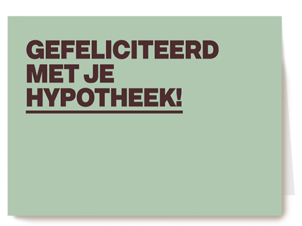 nieuwe woning kaart andc gefeliciteerd met je hypotheek