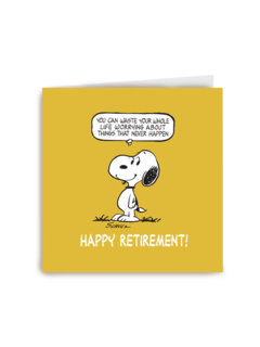 Peanuts Happy Retirement