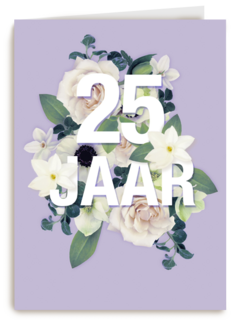 boeket voor vijfentwintig jaar