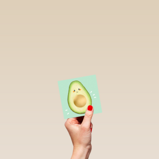 Zwangerschap felicitatie avocado