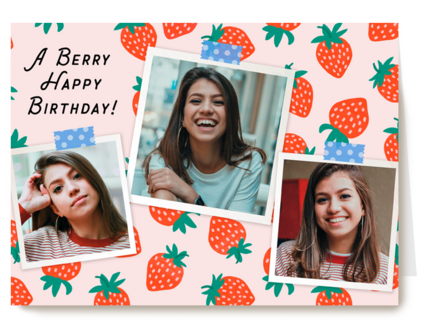 A berry happy birthday fotokaart