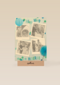 4 fotos slingers blauw