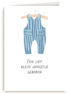 Geboortefelicitatie een lief jongetje