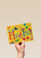 smile kaart hiep hiep hoera feest