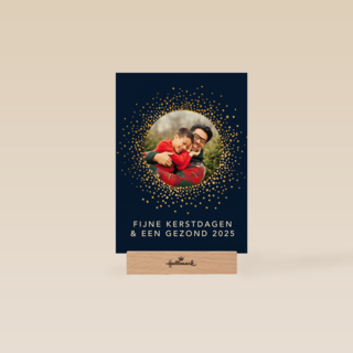 Fotokaart kerst gezond nieuwjaar 2025