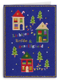 Kinderpostzegels - Winterdorp