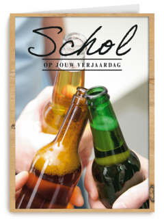 schol op jouw verjaardag met 3 bier
