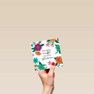 bloemen en een dikke knuffel