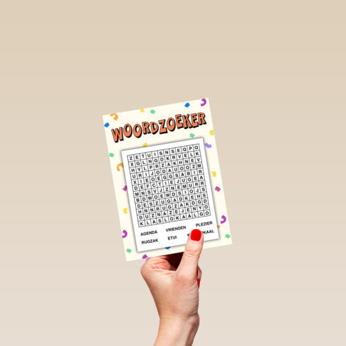 woordzoeker back to school