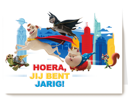Superpets kaart jij bent jarig