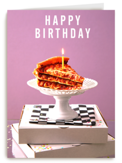 Happy Birthday pizzataart