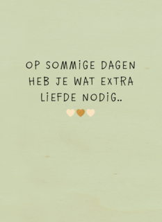 vaderdag kaart hip op sommige dagen heb je wat extra liefde nodig