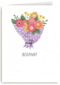 Bedankt kaart algemeen bloemen