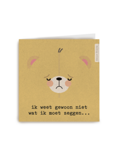 ff weet niet wat ik moet zeggen