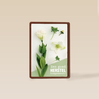 botanical kaart een goed herstel toegewenst