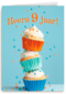 Hoera 9 Jaar cupcakes