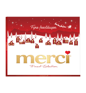 Merci Fijne Feestdagen Kerstcadeau