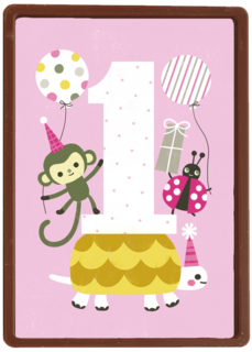 eerste verjaardag roze