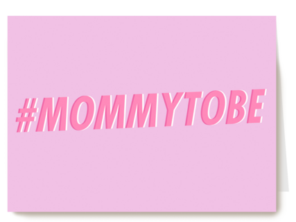 moederdag kaart mommy to be