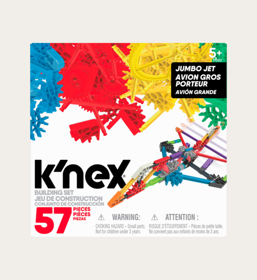 Knex jumbo jet building set