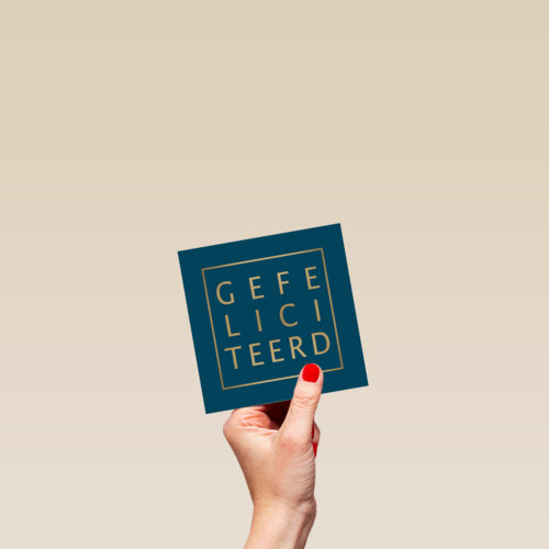 monmon kaart een simpele verjaardag boodschap gefeliciteerd