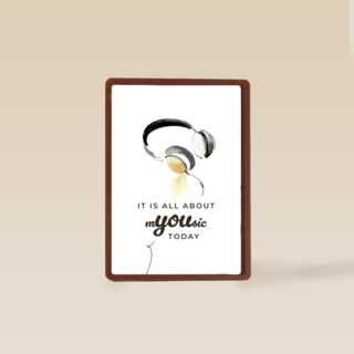 its all about you today with headphones