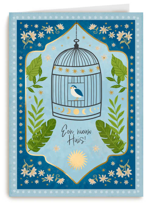 Een nieuw huis symbolic art