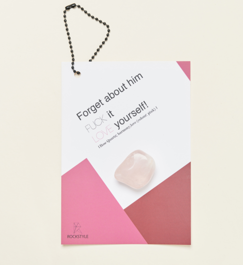 Rockstyle Giftbag Rozenkwarts - Forget About Him