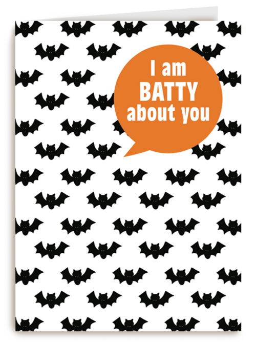 vers van de pers halloween i am batty about you