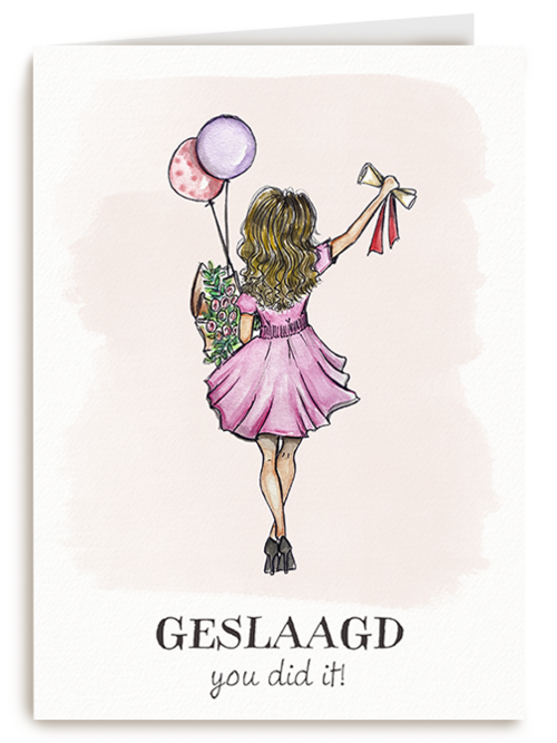 Geslaagd You Did It Vrouw