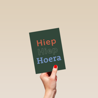 Hiep Hiep Hoera Groen