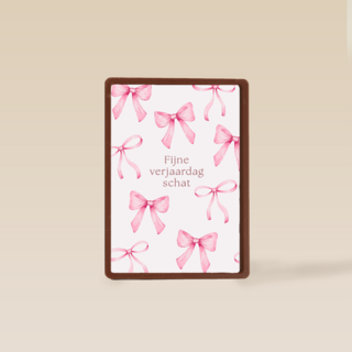 Fijne verjaardag schat strikjes