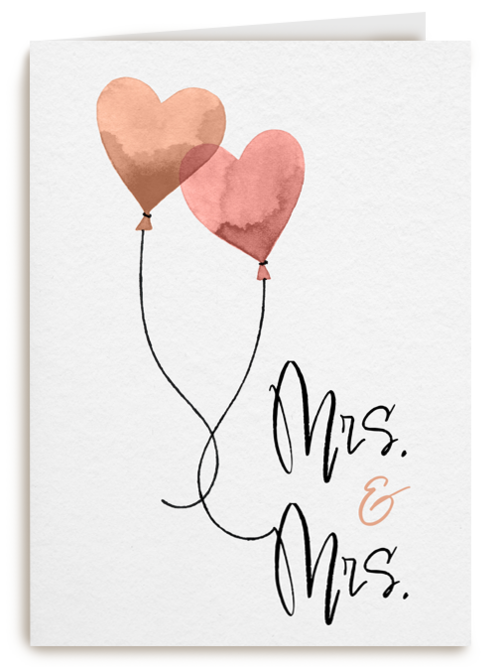 Huwelijksfelicitatie 2 vrouwen