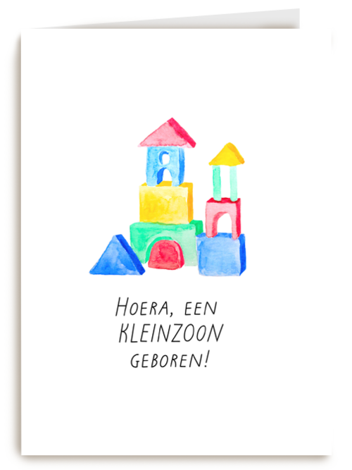 Geboortefelicitatie kleinzoon