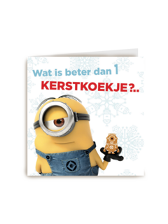 kerst minions wat is beter dan een kerstkoekje
