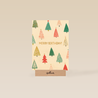 Kerstkaart Speciale momenten Kerst verjaardag Merry birthday