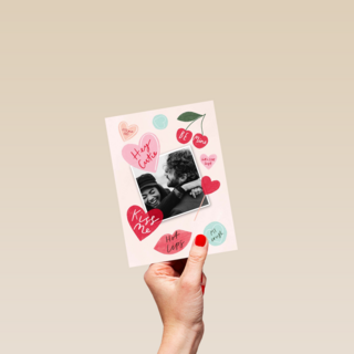 Valentijn fotokaart Hey cutie