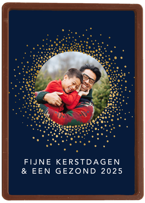 Fotokaart kerst gezond nieuwjaar 2025
