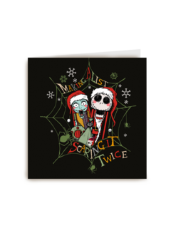 Nightmare before christmas kerstkaart