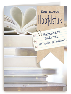 hartelijk bedankt we gaan je missen