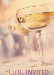 glazen witte wijn jubileum